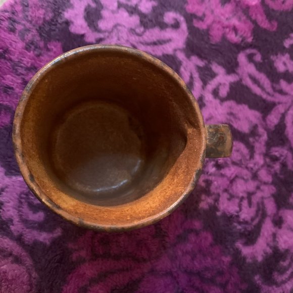 VINTAGE MCCOY BROWN USA CANYON MESA STONEWAR COFFEE MUG - Picture 4 of 5